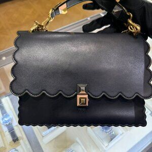 Fendi #R Kan I leather handbag
